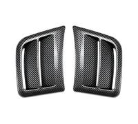 ZRHYRG Car side wing trim Car Front Bumper Side Air Vent Cover Fender Intake Frame Trim Fit For Subaru 2008-2014 Car Side Air Vent Cover(Carbon Fiber)