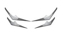 ZRHYRG Car side wing trim Car Front Bumper Side Air Vent Trim Cover Decoration ABS Plastic Fit For X6 G06 LCI 2023-2025 Car Side Air Vent Cover(Carbon Fiber Black)