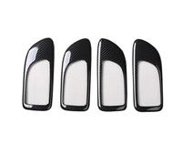 ZRHYRG Door Panel Handles Car Inner Door Handle Bowl Cover Decorative Sequins Interior Fit for Mazda 6 Coupe Sedan Wagon 2002-2008 Car Door Handle(Carbon Fiber Color)