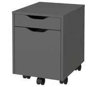 ZRIZAURA IKEA ALEX Drawer Unit on Castors - Filing Storage Cabinet, White/Black, 36x50 cm - Rolling Office Drawer Organizer for Home, Studio, Desk, Craft & Art Supplies (Grey Cabinet)