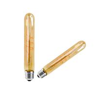 ZRJIA E27 T30 225mm Decorative LED Bulb Vintage Retro Industrial Antique Edison E27 T30 4W 400lm 2700K Warm White 360° 230V, No Flicker, Not Dimmable (Pack of 2)