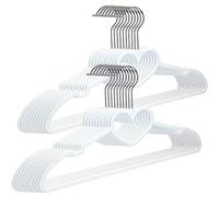ZRKFSR Plastic Hangers 20 Pack, Cute Clothes Hangers Ultra Thin Space Saving with 360 Degree Swivel Hook-Strong and Durable Adult for Dress, Shirts,Coats