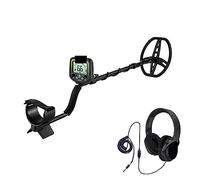 ZRQSMCX Underground Metal Detector, Underground Metal Detector Powerful Yellow Gold Detectors Treasure Hunter Pointer Detector High Accuracy Lightweight (With headset A)