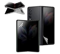 ZRREMRE for Samsung Galaxy Z Fold 4 5G Privacy Screen Protector Anti-Peeping Nano Soft Film Outer Screen+Inner Screen Anti-Peeping Soft Film Anti-Spy Protective Film