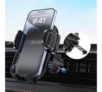 ZRTXBA Car Phone Holder, Universal, 360° Rotation, Metal Hook Clip, Suitable for iPhone, Android and All Smartphones, 4.0-7.2 Inches, Thick Phone Case, Exhaust Blade Mount
