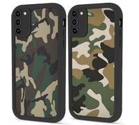 Zrutru 2 Pack Camo Phone Case for Samsung Galaxy A03s 4G,Cool Army Green Camouflage Cases Stylish Trending Design Cover for Men Boys Teens,Soft Shockproof Lens Protection Funda for Samsung A03s 6.5"