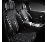 ZRVXTISX Car Front Seat Cushion For Nissan Micra K12 2003-2010, Anti-Slip Comfort Seats Cushions Driver Chair Pad Bottom Back Support Interior Accessories,Black