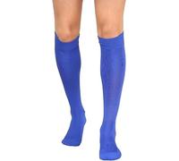 ZRWASKA® Kids Football socks Girls Boys Sports Knee High Socks Juniors Rugby Hockey Knee High Children Football Socks Outdoor Game Soccer Soc, Unisex Hockey Football Running Sock, Royal Blue (4-6)