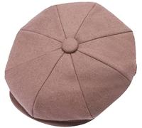 ZRWASKA® Mens Flat Caps UK 8 Panel Peaky Flat Baker Boy Hats Wool Cap - Gatsby Tweed Wool Fabric Newsboy Style Women Baker 1920s Hat Flat Cap Men Plain Camel, Size Medium
