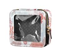 ZRWLUCKY Beautiful Transparent Botanical Skin Care Bag for Travel Makeup Bags, Beautiful Botany, Beautiful Botanist, Beautiful botanist