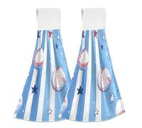 ZRWLUCKY Discord_3 hand towel with hanging loop 2 Pcs Soft Absorbent dish hand towels