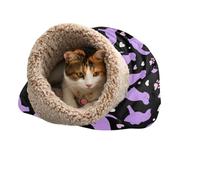 ZRWLUCKY German Shepherd Cat Sleeping Bags Cave for Indoor Cats for Small Dogs Tunnel Hideaway Winter Comfortable Self-Warming