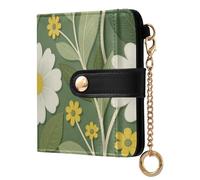 ZRWLUCKY Pimpernel by William Morris Magnetic Snap Wallet one size