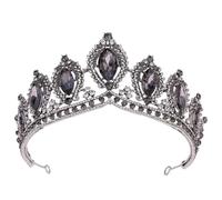 ZRxmNoTh Crown,King Crown,Tiara,Crowns for Women,Princess Crown, Crystal Bridal Tiaras Royal Queen Big Crowns Women Pageant Diadem Jewelry Rhinestone Wedding Hair Accessories(Black)
