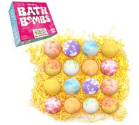 Z's 16 x UK Made Bath Bomb Gift Set for Women, Her, Girlfriend, Wife, Christmas, Xmas Present, Relaxing Beauty Spa Kit, Moisturising