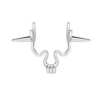 ZS 1PC Fake Septum Nose Ring Hoop, Non Pierced Nose Cuffs Faux Clicker Hanger, Nose Septum Ring Clip On Body Piercing Jewelry for Men Women, gold-plated-copper, no gemstone