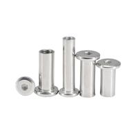 ZS Hardware 10pcs/lot M3 M4 M5 M6 M8 Stainless Steel Flat Hex Hexagon Socket Head Nut