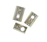 ZS Hardware Half Round T Spring Nuts for Aluminum Profiles M3 M4 M5 M6 M8 100/50/20pcs(3030-M5-50pcs)