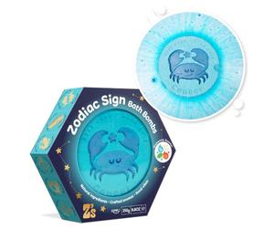 Z's Large 250g Cancer Zodiac Bath Bomb, Ideal Gift for Star-Struck Zodiac Lovers! Calming, Relaxing, Spa Fizzers, Self Care