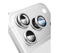ZSAUTHREE Compatible with iPhone 17 Pro Max/17 Pro Camera Lens Protector-1:1 Invisible Fit,Ultra Clarity,Military-Grade 11H+ Aerospace Glass,Anti-Scratch & Easy Installation-Silver