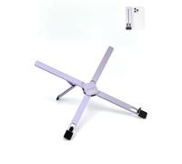 ZSAUTHREE Pocket-Sized Foldable Laptop/Tablet Stand,Lightweight Zinc Alloy,5-Level Height Adjustment,Portable for Travel,Office,Library & Cafe,Fits 9-16" Laptops,Custom Purple-Ideal Gift for Women
