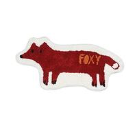 ZSCYD-yingda1992 Fox Shaped Bath Rug Microfiber and Non Slip Backing Bath Mat Bathroom Bedroom Cartoon Bathtub Rug Bathroom Tub Decor Water Absorption Machine Washable (42x84cm/16.5x33.1in)