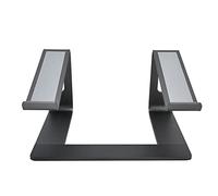 ZSDLKUTYR Aluminum Alloy Laptop Stand, Portable Computer Stand Riser with Ergonomic Design, Desktop Metal Base Cooling Bracket for Air Pro Chromebook, Space Grey