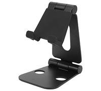 ZSDLKUTYR Cell Phone Holder Stand, Desktop Folding Bracket, Portable T PC Support e with Sile Pads, 270° Angle for phone T Home Use, Aluminum y l