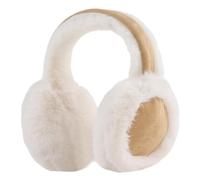 Zsedrut Winter Women Earmuff Foldable Ear Warmer Fluffy Ear Cover Warm Outdoor (Khaki)