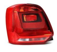 ZSEDWRU Compatible With VW For Polo 2014 2015 2016 2017 2018 Car Rear Tail Lights Brake Assembly Turn Signal Reversing Light No Bulbs Rear Left Tail Light(Left)