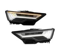 ZSEDWRU Front Lights Assembly Compatible With A6 A6L C8 2019 2020 2021 2022 2023 Car Headlight Assembly Dynamic Projector Lens Accessories