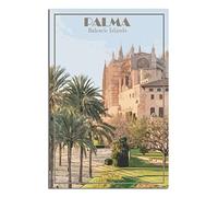 ZSEFV Balearic Islands Palma Mallorca Vintage Travel Poster Decorative Posters Modern Bedroom Canvas Art Poster Picture Painting Posters Wall Decor art Gift