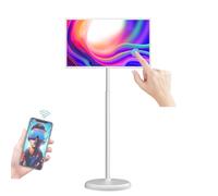 ZSETG 22-Inch Digital Touch Signage Display, Android 6gb+128gb, 1920 * 1080p, Supports Wireless Projection, Adjustable Angle, Provides App Downloads, 4-5 Hours of Battery Life, Wi-Fi Connection