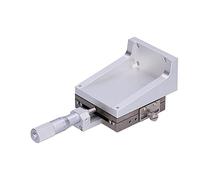 ZSG80 Linear Slide Table | Manual Trimming Platform with Z - Axis Ball Guide | 80x80mm Aluminum Table for Optical Experiments/Test Equipment | 3μm Accuracy, 49N Load