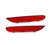 ZSGHJA Brake Light For Nissan For Leaf 2011-2016 For Pathfinder 2013-2018 For Rogue 2014-2016 2PCS LED Rear Bumper Reflector Lights Barn Door High Mount Stop Lamp(Red)