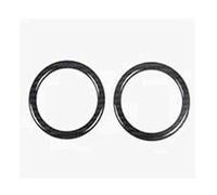 ZSGHJA Car Decoration Accessories For Mercedes For Benz E Class W212 ML GL GLE GLS W166 X166 GLK X204 Car Dashboard Air Condition Outlet Vent Circles Decoration Trim(Carbon Black)