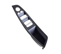 ZSGHJA Car Handle Cover LHD Car Interior Inner Door Handle Panel Cover Gray Beige Black Red Brown Oyster for BMW 5 Series F10 F11 Inner Handle(Red)