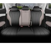 ZSGHJA Front Seat Cover 1PCS Car Seat Cover Custom Luxury Leather Interior Decoration Accessories For MG ZS 2018 2019 2020(Rear Black)
