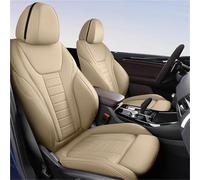 ZSGHJA Front Seat Cover For BMW X5 E70 2008 2009 2010 2011 Leather Customized Car Seat Covers Products Interior Accessories(Beige)