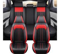 ZSGHJA Front Seat Cover For Nissan For Juke Summer Breathable Ice Silk PU Leather Car Seat Covers Full Set Interior Accessories(Red,Standard)