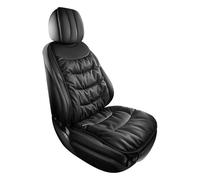 ZSGHJA Front Seat Cover For Nissan For Tiida For March For Navara D40 For Qashqai J11 Universal Car Seat Covers Interior Accessories(1PC-Black)