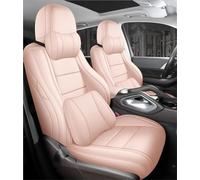 ZSGHJA Front Seat Cover For Opel For Astra H 2004 2005 2006 2007 2008 Custom Car Seat Covers Full Set Durable Material 360 Covered Leather(Pink)