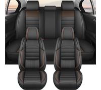 ZSGHJA Front Seat Cover For Opel For Astra J PU Leather Luxury Car Seat Covers Full Set Interior Decoration Accessories(5PCS Brown)