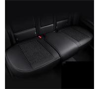 ZSGHJA Front Seat Cover For Toyota For Corolla E150 Ice Silk + Leather Universal Car Seat Cover Breathable Interior Decoration Accessories(Black,Rear)