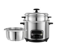 zsh Rice Cookers,(2-6L) Portable Rice Cooker Stainless Steel Inner Pot with Steamer,Warm Functions, for 1-11 People (Size : 2L)