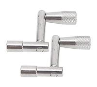 ZShape Drum Wrench, Metal Instrument Accessory with 0.55cm Inner Diameter, 2 Pcs - Durable Steel, Smooth Surface, Quick Drum Head Adjustment