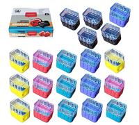 ZSharp Pencil Sharpeners, Multicolour, Pack of 20, Multipack, Single Hole Sharpeners, Party Bag Fillers, School Home Office Use, iZOFAX