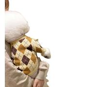 ZSHDTKWB Dog Clothes Dog Winter Sweater Knitted Warm Pet Clothes For Small Medium Dogs Chihuahua Puppy Pet Sweaters Yorkshire-yellow-m