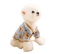 ZSHDTKWB Dog Clothes Dog Winter Sweater Knitted Warm Pet Clothes For Small Medium Dogs Chihuahua Puppy Pet Sweaters Yorkshire-blue-l