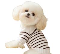 ZSHDTKWB Dog Clothes Dog Winter Sweater Knitted Warm Pet Clothes For Small Medium Dogs Chihuahua Puppy Pet Sweaters Yorkshire-white-xl